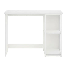White Modern Living Computer Desk with Sturdy Construction and Spacious Surface