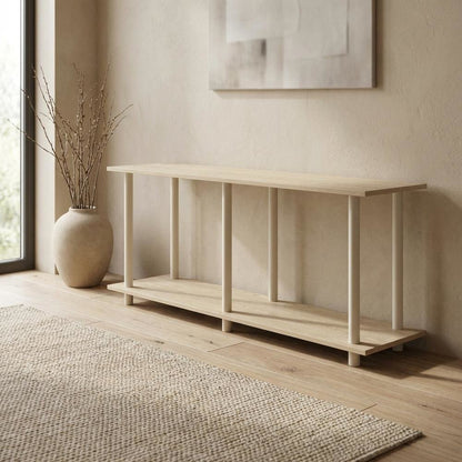 Bauhaus Oak, Side Table, Quality Build, Durable Wood Frame
