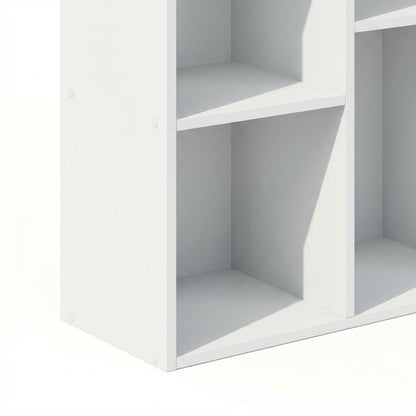 White 11-Cube Open Shelf Storage Organizer, 29 Inch Wide, Closet