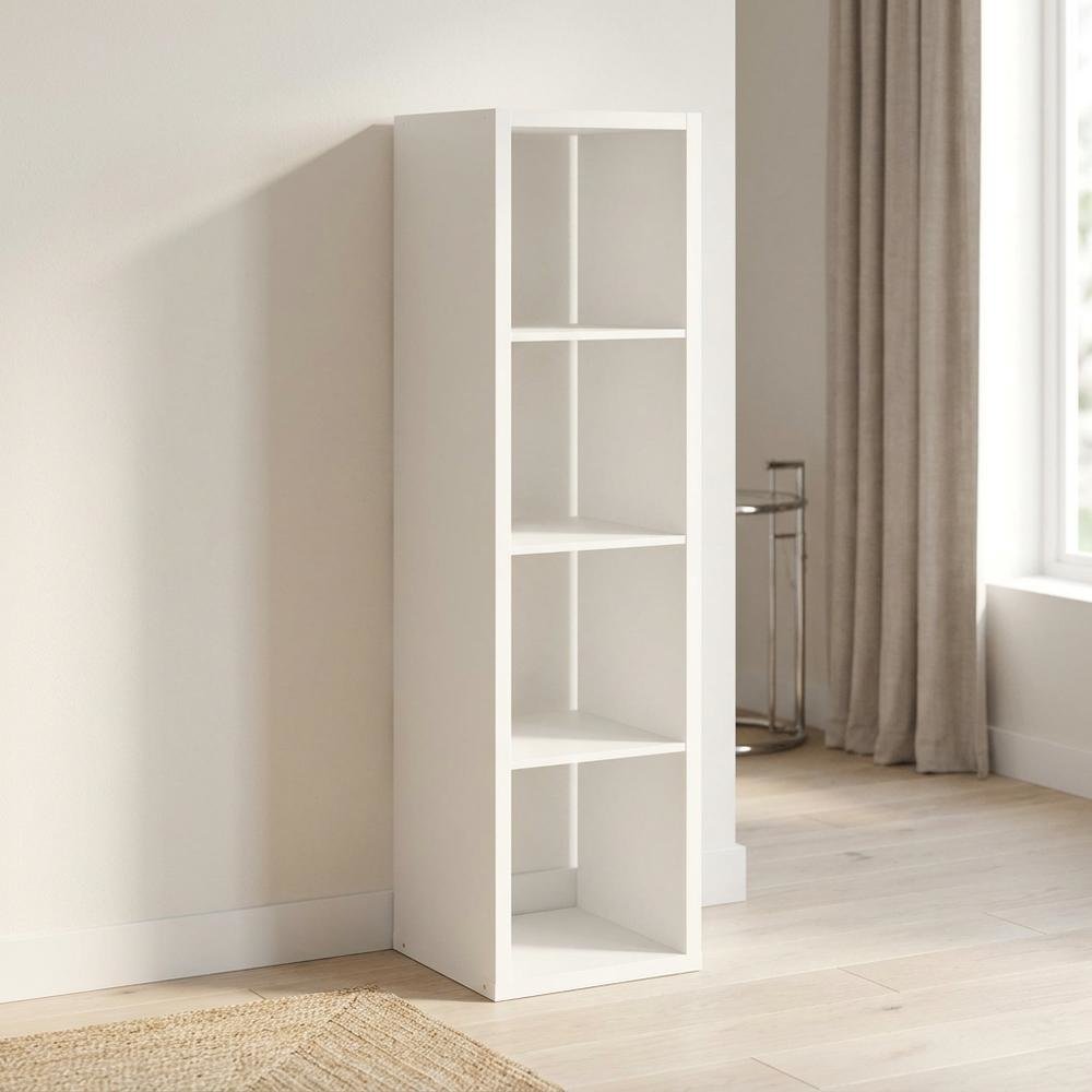 Engineered Wood Open-Back Vertical Cube Storage Organizer Bookshelf Bookcase