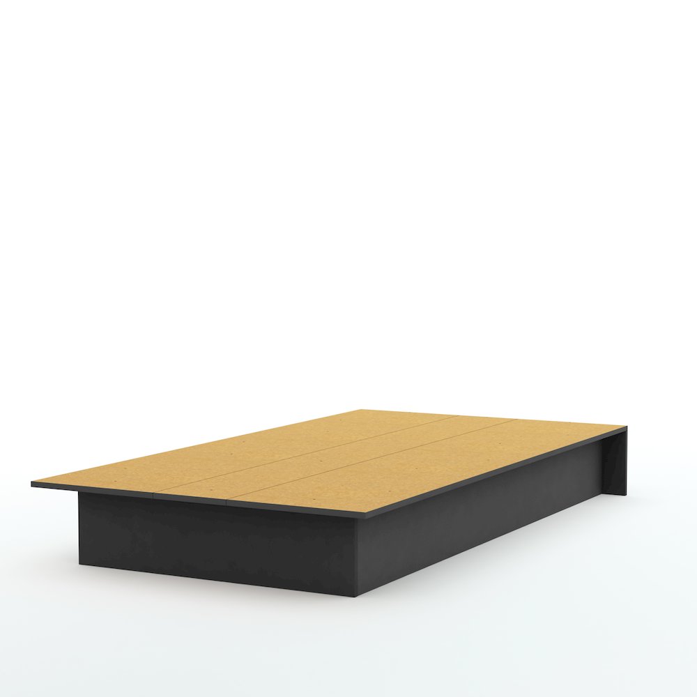 Libra Platform Bed, Pure Black