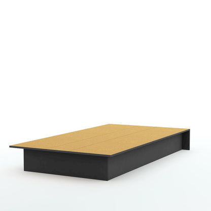 Libra Platform Bed, Pure Black
