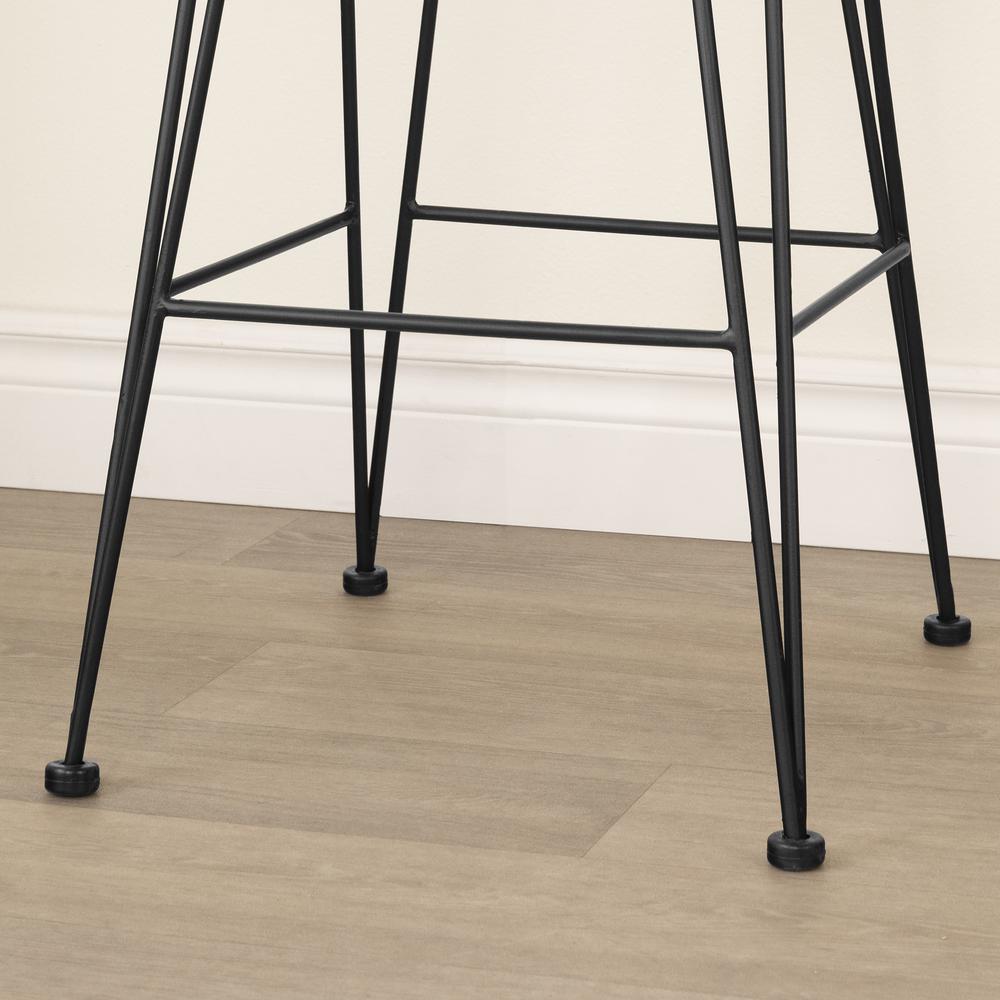 Balka Rattan Dining Chair, Set of 2, Rattan and Black