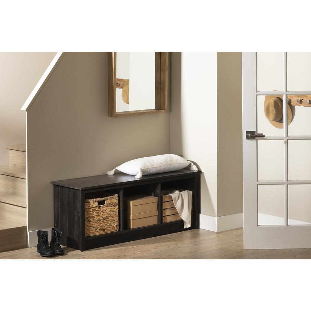 Toza Bench, Rubbed Black