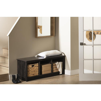 Toza Bench, Rubbed Black