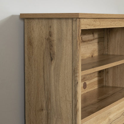 Tassio Bed and Headboard Set, Nordik Oak