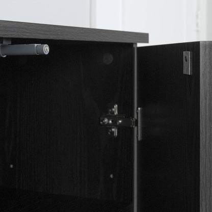 Arum Set of 2 Sideboards, Black Oak
