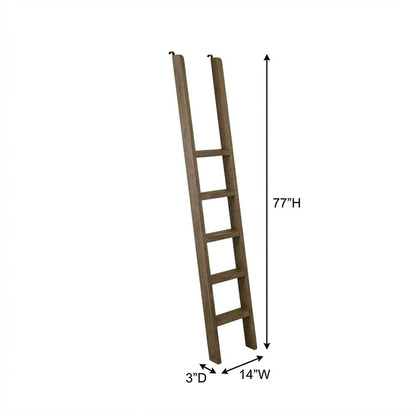 Stratton Traditional Decorative Wooden Ladder, Brown