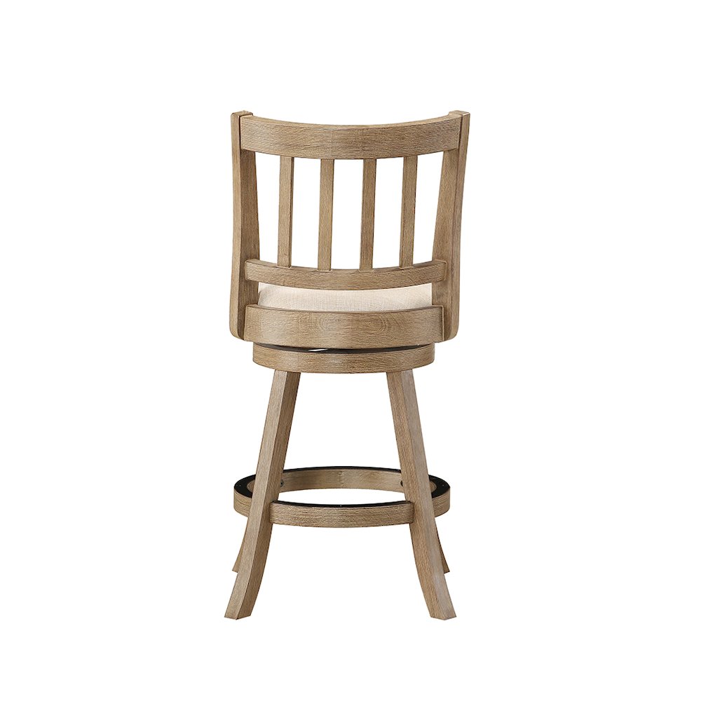 Sheldon Swivel Counter Stool - Ivory