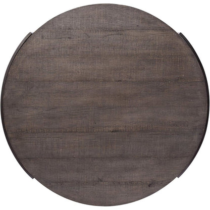 Modern View Round Cocktail Table in Gauntlet Gray