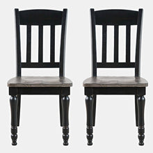 Madison County Rustic Reclaimed Pine Farmhouse Slatback Dining Chair (Set of 2)