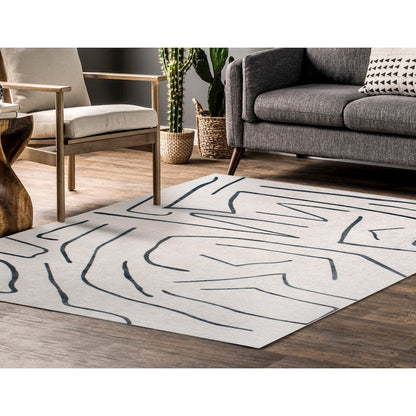 FALLON IVORY/ CHARCOAL 5 x 8 Indoor Rug