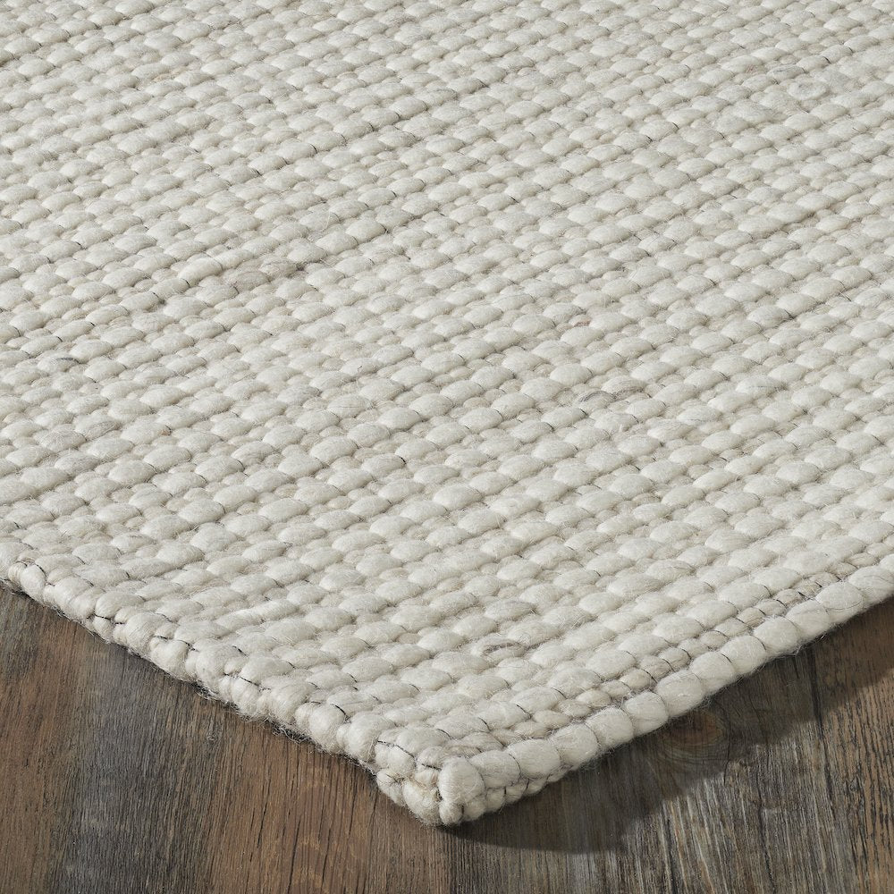 Bedford IV 7'10" X 10’2"  ft Handwoven Indoor Rug, Ivory