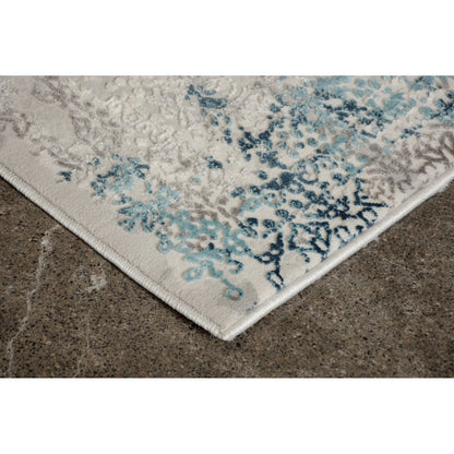 ARIELLA Blue/Grey 10 x 13 Indoor Rug
