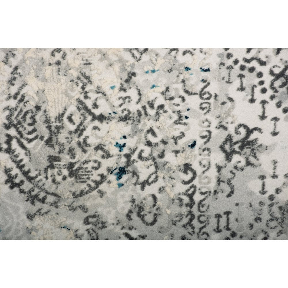 ARIELLA Blue/Grey 10 x 13 Indoor Rug