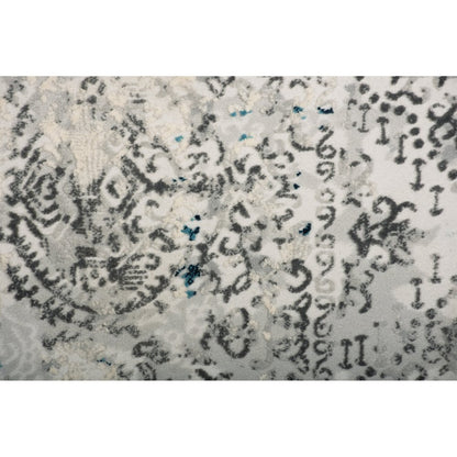 ARIELLA Blue/Grey 10 x 13 Indoor Rug
