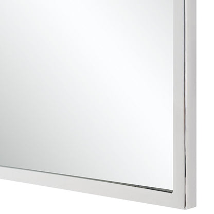 Plaka 36" H x 24" W Wall Mirror, Grey