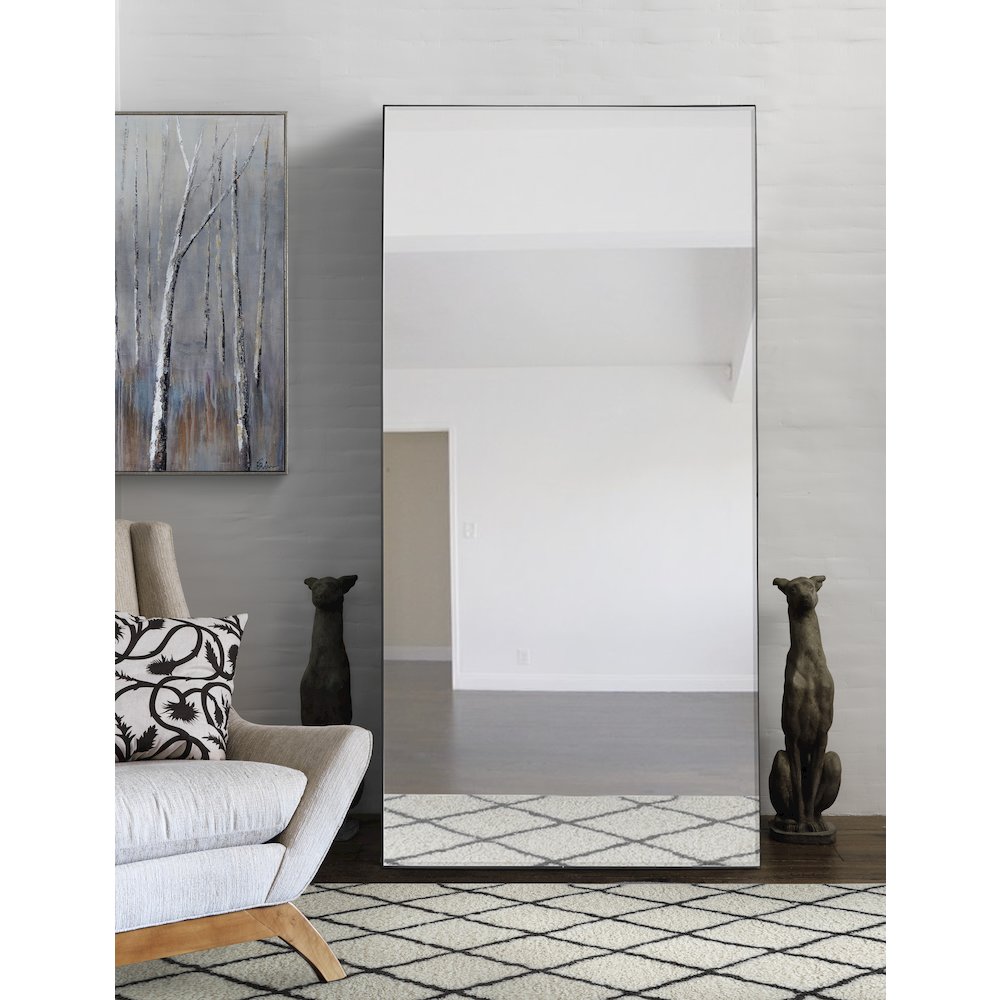 Trilo 30 in. x 60 in. Rectangular Framed Mirror