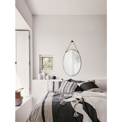 Parbuckle 22 in. x 42 in. Oval Mirror