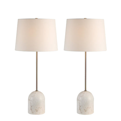 Dili 31" Height Table Lamp, White