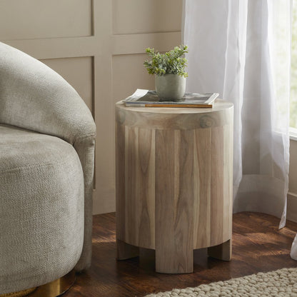 Kernel Indoor Acacia Wood Table, White