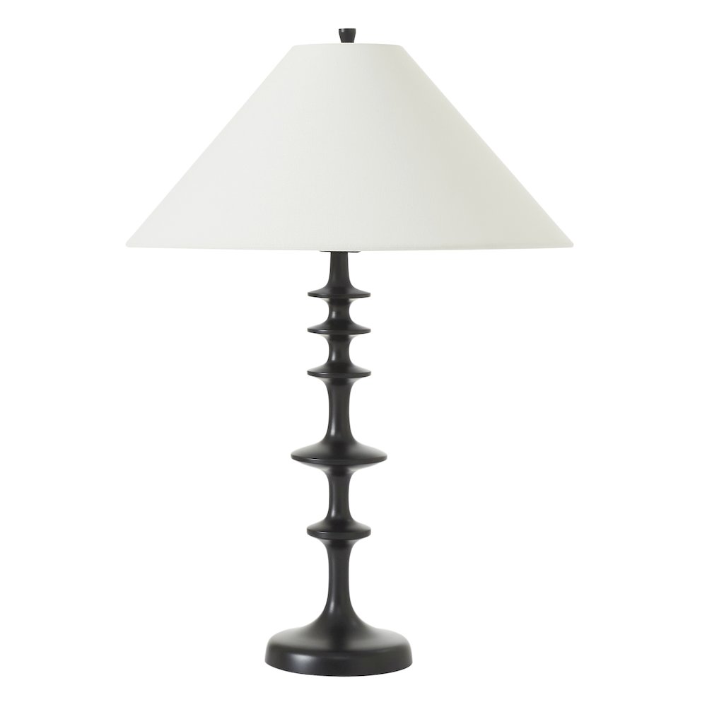 Petrus 26" Length Table Lamp, Matte Black