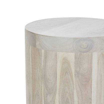 Kernel Indoor Acacia Wood Table, White