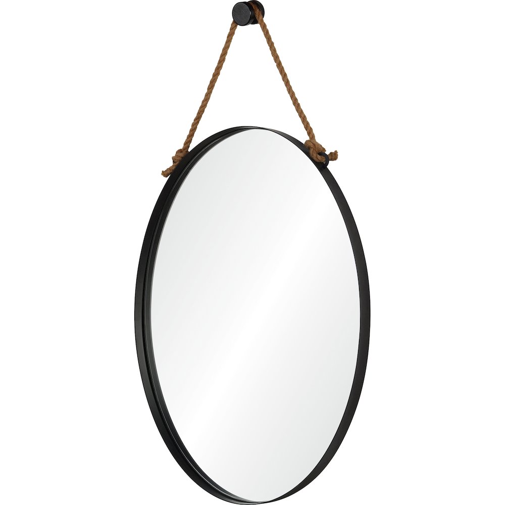 Parbuckle 22 in. x 42 in. Oval Mirror