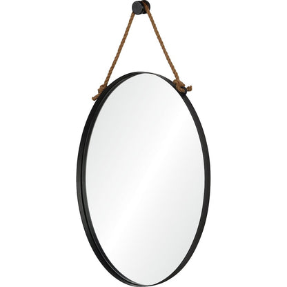 Parbuckle 22 in. x 42 in. Oval Mirror