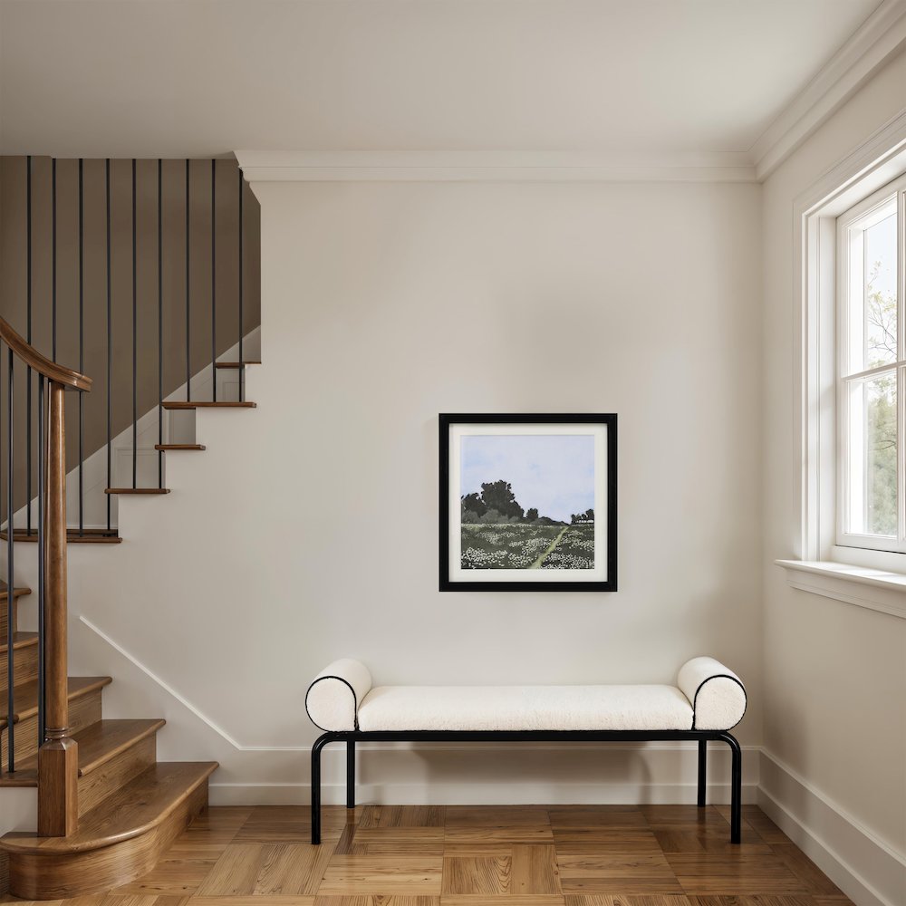 Olmo 14" Wide Wall Decor, Matte Black