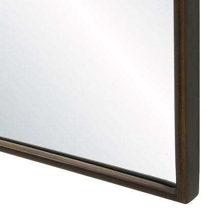 Sabine 72" H x 30.5" W Wall Mirror, Dark Antique Bronze
