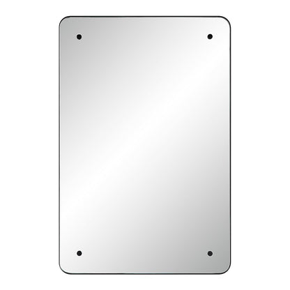 Aine 36" Tall Rectangular Mirror, Matte Black