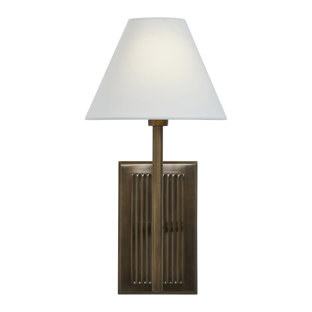 Solaria 19" Dark Antique Brushed Brass 1-Light Wall Sconce