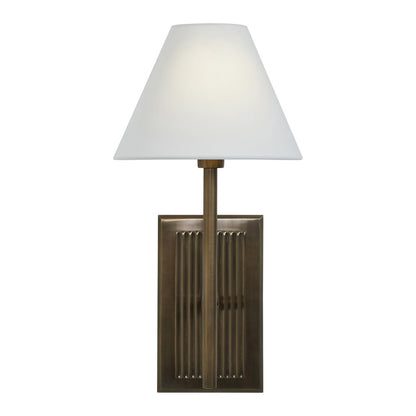 Solaria 19" Dark Antique Brushed Brass 1-Light Wall Sconce