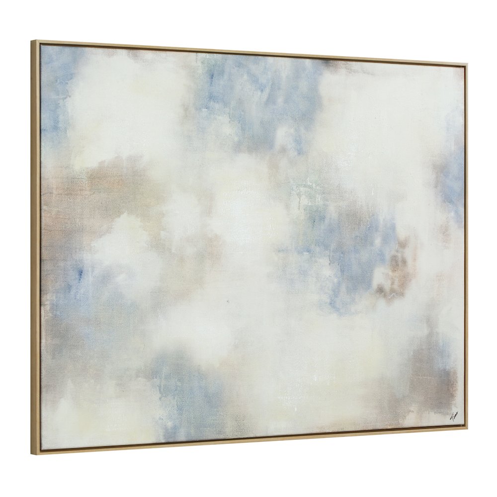Bellis 48" H x 36" W Canvas Art, Blue