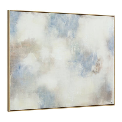 Bellis 48" H x 36" W Canvas Art, Blue