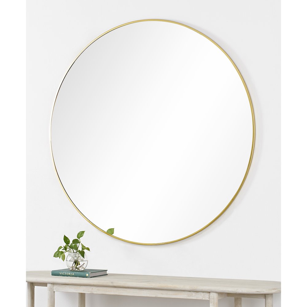 Fragoso 48 x 48 Round Framed Mirror