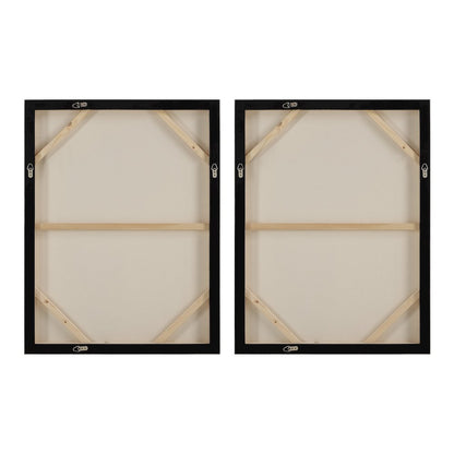 Alcea 40" H x 30" W Canvas Art, (2 Piece Set)