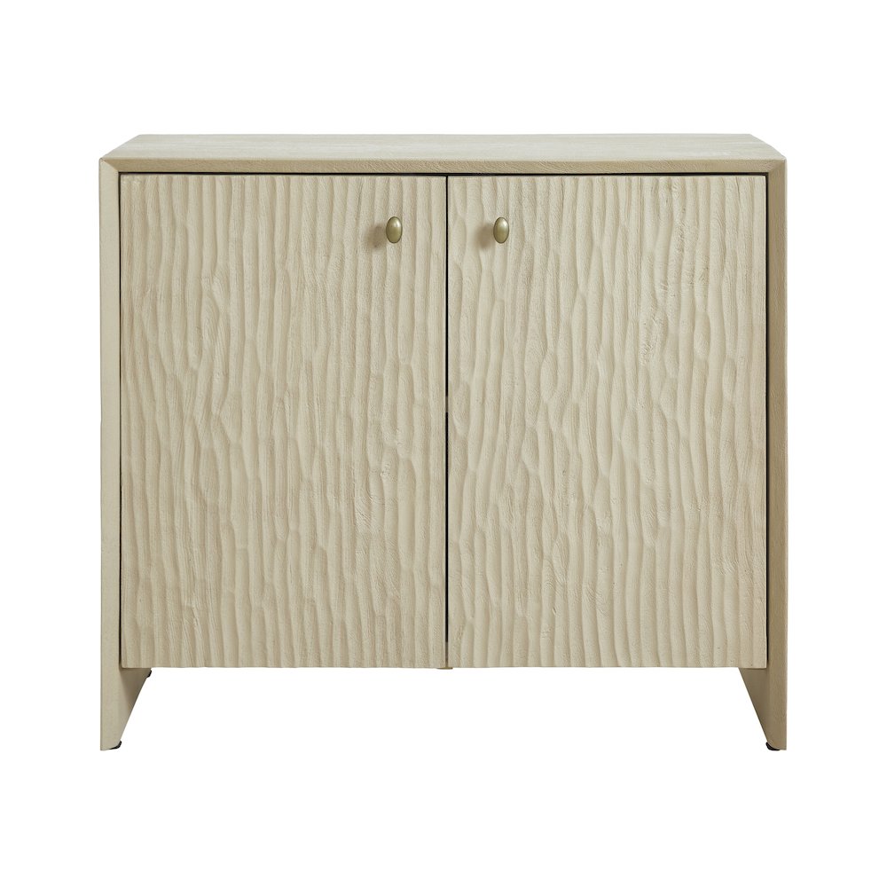 Aida Indoor Mango Wood Cabinet, Beige