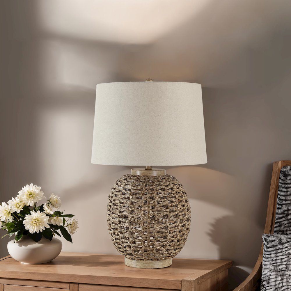 Noa 29" Height Table Lamp, Brown