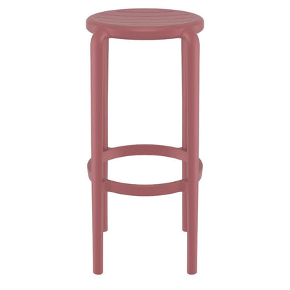 Tom Resin Bar Stool Marsala
