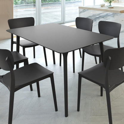 Maya Rectangle Table 55 inch Black