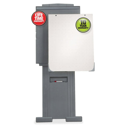 Quartet DuraMax Presentation Easel - 72" Height - Plastic - Gray