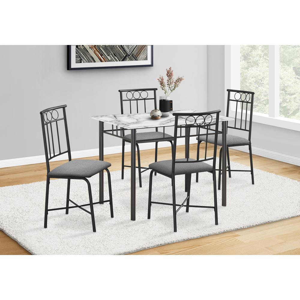 Dining Table Set, 5pcs Set, Small, 40 Rectangular, Kitchen
