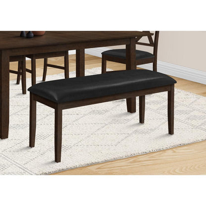 Bench, 48 Rectangular, Dining Room, Hallway, Entryway, Upholstered, Wood