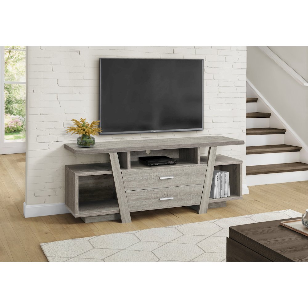Tv Stand, 60 Inch, Console, Media Entertainment Center, Storage Drawers