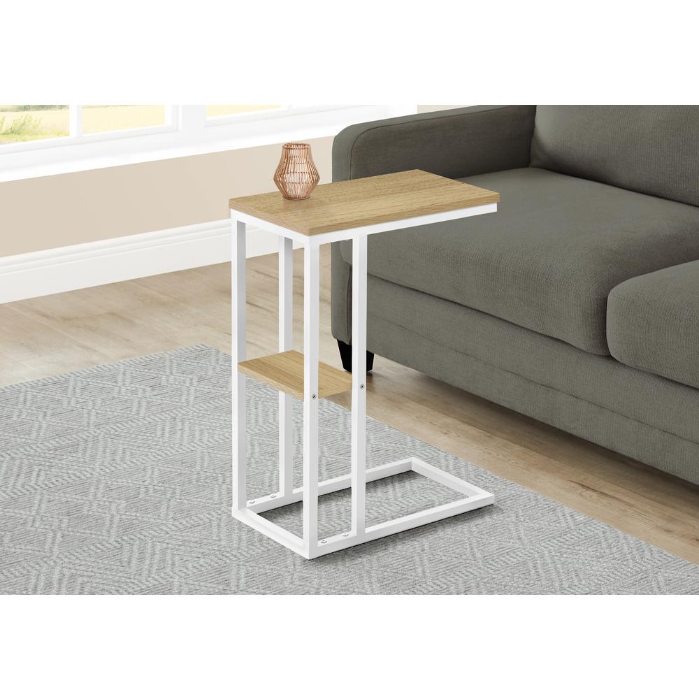 Accent Table, C-shaped, End, Side, Snack, Living Room, Bedroom