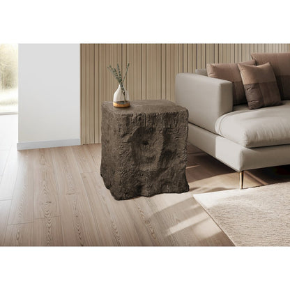 Accent Table, 25H, End, Nightstand, Side Table, Square, Walnut, Contemporary