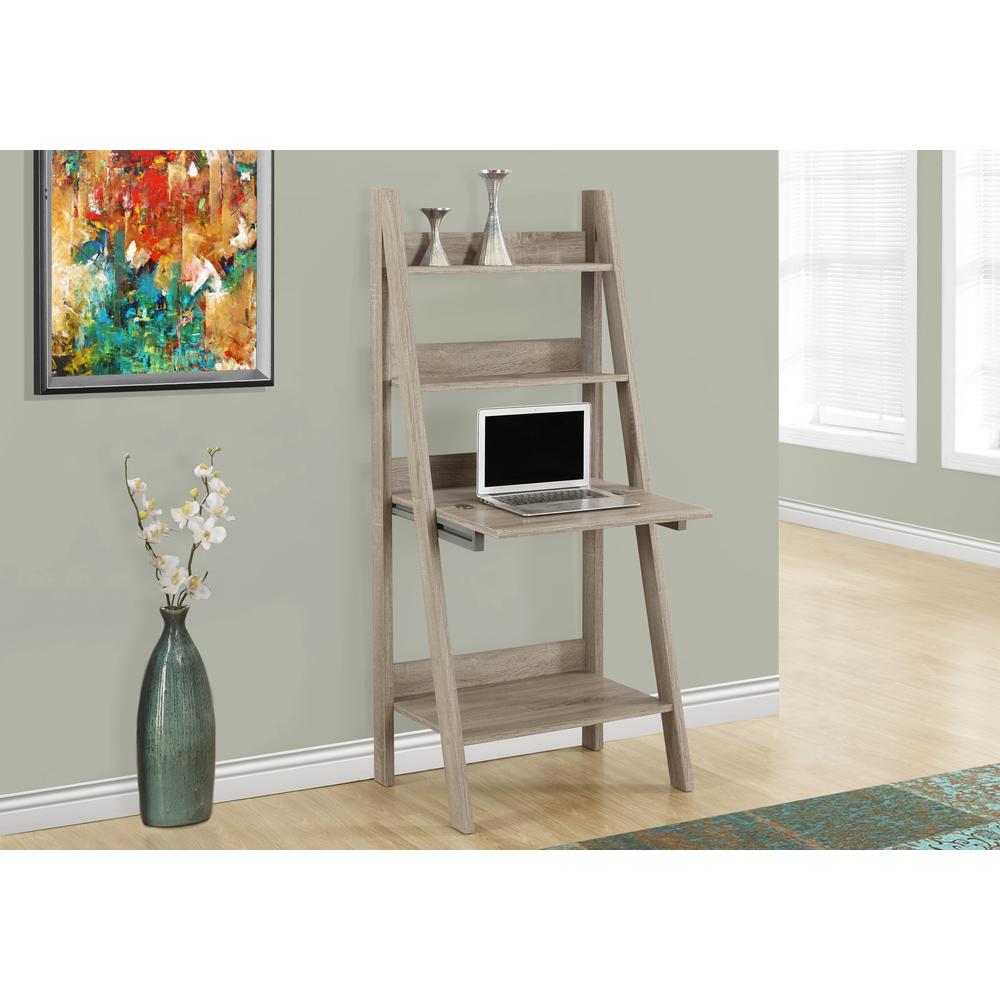 Computer Desk, Home Office, Laptop, Leaning, Storage Drawers, 61H, Work