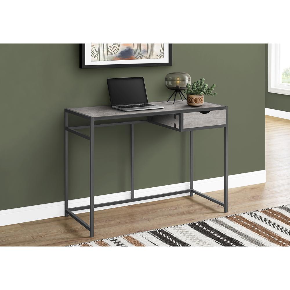 Computer Desk, Home Office, Laptop, Storage Drawer, 42L, Work